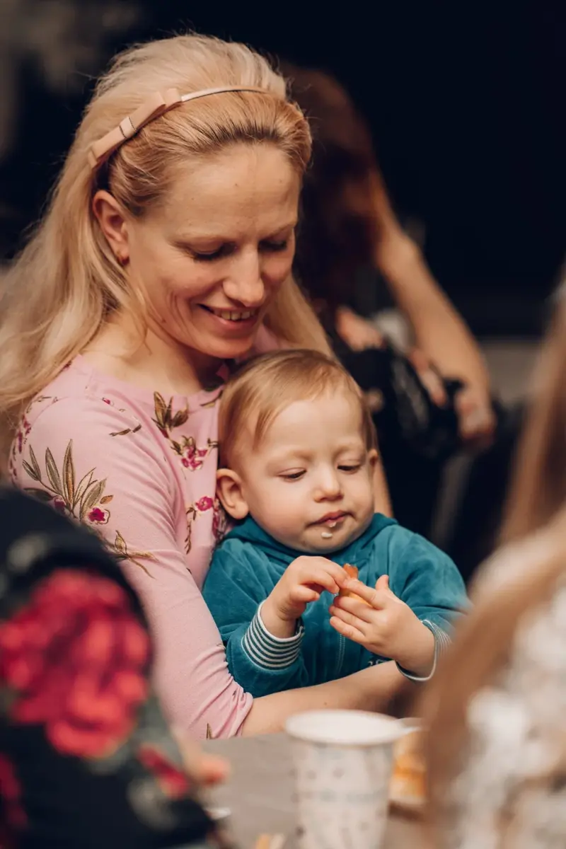 Mother and baby at a Life Center